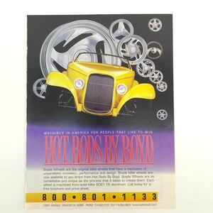 VTG Ford Coupe Hot Rods By Boyd Advertising Print Ad Yellow Garage Wall Art Rod